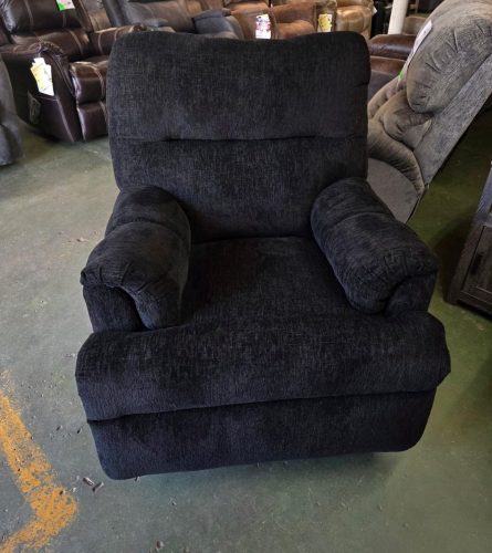 Affordable Furniture #2155 - Rocking Recliner (Black) 