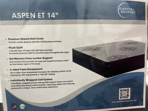 14 Pocketed Coil Mattress (Available in Twin, Full, Queen,  King) 