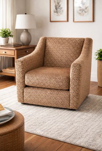 Blue Mountain Furniture - Swivel Accent Chair 