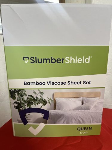 Slumber Shield - Ivory Bamboo Sheet Set (Available in Queen or King only) 